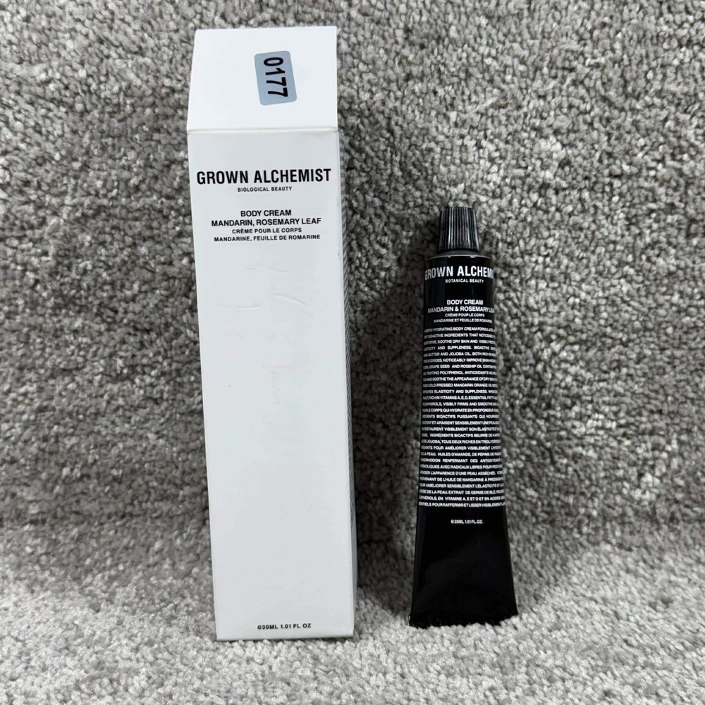 Grown Alchemist Body Cream Mandarin & Rosemary Leaf Hydrating Moisturizer‎ 30mL